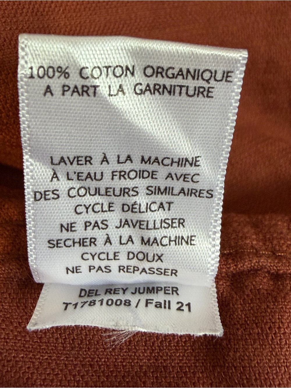 Toad&Co Women’s Brown Corduroy Overall Dress Size Medium - Picture 6 of 8